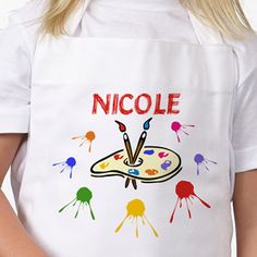 Personalized Kids Art Apron - 8975 Kids Art Apron Sayings, Kids Apron Sayings Children, Kids Art Aprons, Hannukah Crafts, Aprons For Kids, Apron For Kids, Kids Aprons, Apron Ideas, Art Apron