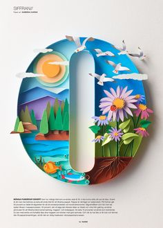 an image of a clock with flowers and birds on it's face in the shape of a circle