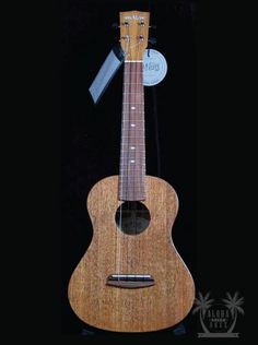 the ukulele has been made from wood