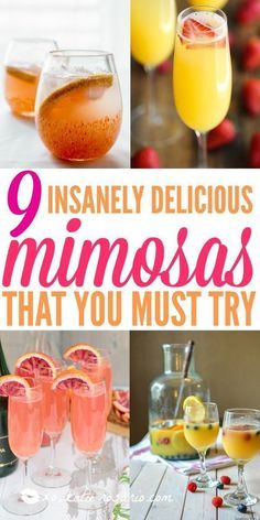 the 9 most delicious mimosas that you must try to make your own drink