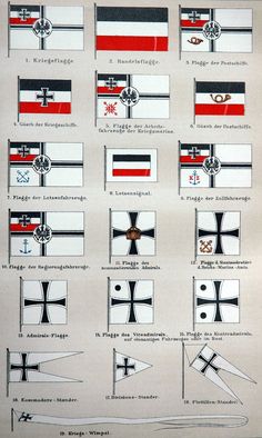 an old poster with many different flags on it's sides and some symbols in the middle