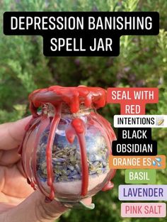 Witchcraft Spell Jars For Beginners, Spells Using Oranges, Oil Spell Jars, Diy Spell Jars Recipes, What To Do With Spell Jars After, Simple Jar Spells, Witch Jars Spells, Simple Spell Jars, Jar Spells Witchcraft