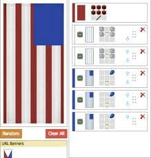 an american flag is shown on the computer screen, and it appears to be made out of paper