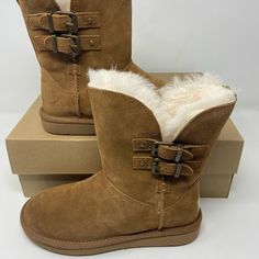 Brand New Women’s Tan Ugg Boots. Comes With Original Box. Will Listen To Reasonable Offers. Great Shoe For The Winter. Tan Ugg Boots, Bearpaw Boots, Winter Rain, Ugg Shoes, Womens Uggs, New Woman, Ugg Boots, Shoe Brands, Rain Boots