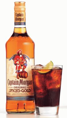 captain morgan's spiced gold is one of the most popular cocktails in america