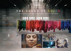 the sound of color an experiment to help people produce colors again poster design by person