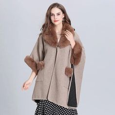 Woolen Cardigan Jacket Woolen Cardigan, Shawl Collar Sweater, Shawl Cardigan, Wearing A Hat, Cardigan Women, Jacket For Women, Pantalon Large, Wool Cardigan, Faux Fur Coat