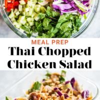 calorie deficit meal plan free Nurse Lunches, Airbnb Meals, Lighter Meals, Chopped Chicken Salad, Thai Chicken Salad, Make Shredded Chicken, Work Food, Chicken Chopped Salad, Breakfast Prep