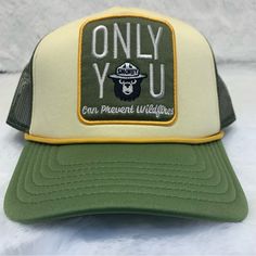 Smokey The Bear Trucker Style Snapback Cap Hat One Size Fits Most New With Tags Green Yellow Variations In Lighting And Device’s Screen Settings May Affect The Perception Of Colors. If You Are Unsure Of The Color, Please Ask! I Take Pride In Providing Excellent Customer Service So If You Have Any Questions, Send Me A Message, I'll Be Happy To Help! Ships Within 24hrs With Care. The Actual Item You Will Receive Is Shown In The Pictures. Great Positive Feedback. It’s From A Smoke Free And Pet Free Yellow Trucker Hat One Size Fits Most, Yellow Curved Brim Trucker Hat For Outdoor, Yellow Trucker Hat With Curved Brim For Outdoor, Casual Yellow Trucker Hat With Curved Bill, Green Snapback Hat With Letter Print For Outdoor, Casual Yellow Trucker Hat For Outdoor, Yellow Casual Snapback Hat With Curved Bill, Yellow Flat Brim Trucker Hat For Outdoor, Casual Yellow Hat With Letter Print