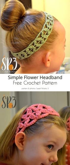 Crocheted Hairbands Free Patterns, Beaded Crochet Headband, Crochet Toddler Headband, Crochet Boho Headband, Crochet Bracelets Free Pattern, Crochet Summer Headband Pattern, Quick Crochet Headband, Crochet Head Bands Free Pattern