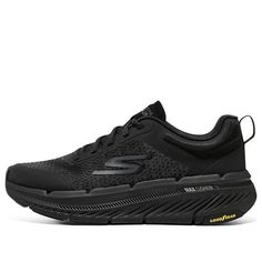 Skechers Max Cushioning 220821-BBK (SNKR/Men's/Low Top/Non-Slip/Wear-resistant/Shock-absorbing) Black Skechers, Marathon Running Shoes, Running Shoes Sneakers, Skechers Shoes, Stylish Sneakers, Low Top, Perfect Pair, Men's Shoes, Sneakers