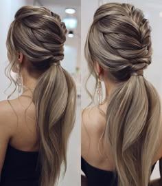 Chic Ponytail, Wedding Hair Side, Elegant Hairstyle, Wedding Hairstyle Ideas, Side Braid Hairstyles, Peinados Fáciles Para Cabello Corto, Wedding Hair Inspiration, Natural Hair Styles Easy