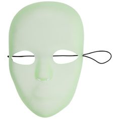 Illuminate the party with this Glow-In-The-Dark Mask! This plastic, full-face mask features a green tint that glows in the dark. It comes complete with eye and nose holes and a black elastic band to keep it secure. Adorn this mask with embellishments of your choice for an unforgettable statement piece! Package contains 1 mask. Cheap Eye Masks For Costumes, Glow Masks, Full Face Rave Mask For Masquerade, Green Halloween Masquerade Mask And Prosthetics, Green Halloween Costume Party Mask, Green Eye Mask For Masquerade, Green Halloween Masquerade Mask, Led Face Mask Colors, Glow In The Dark Halloween Mask