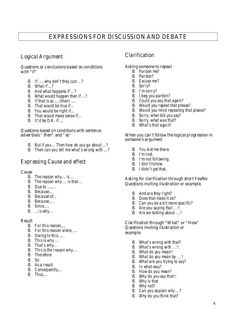 an exresssion for discussion and debate worksheet