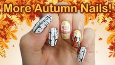 nail autumn Fall Nail Stamping, Nail Autumn, Nail Stamping Ideas, Leaf Stamp, Autumn Nail, Stamping Ideas, Fall Nail, Nail Stamping