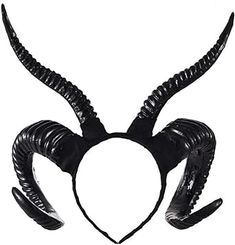 Qhome Gothic Antelope Sheep Horn Hoop Headband Forest Animal Aries Exhibition Cosplay Deluxe Costume Horns Horns Costume, Cosplay Horns, Halloween Accessories Hair, Dark Witch, Fantasias Halloween, Forest Animal