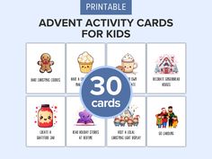 the printable activity cards for kids to learn how to use