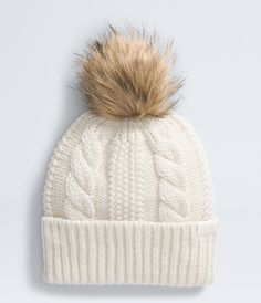 The popular Women’s Oh Mega Fur Pom Beanie now features a body made from 100% recycled fabric, an oversized faux fur pom and updated, modern cabling. As one of our Circular Design styles, it’s made from sustainably conscious materials and recyclable when you get it back to us. Women's Women's Beanies [North Face, Northface, thenorthface, the northface, TNF, tnf] Women’s Winter Hat, Snowboard Jacket Mens, Womens Beanie, Rails Clothing, Heated Clothing, Preppy Winter, North Face Kids, Kids Fleece, Norwegian Cruise