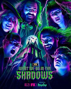 the poster for what we do in the shadows