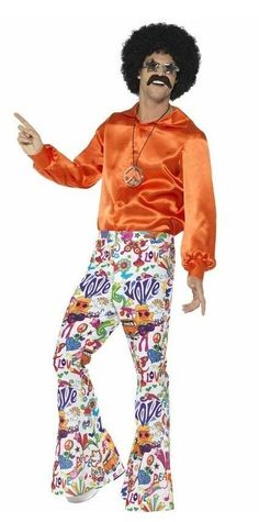 Retro Disco Costume, Retro Costume Ideas, Disco Men Costume 70s Disco Costume, Disco Look, Mens Fancy Dress, Disco Costume, Hippie Peace, Disco Dance, 70s Disco, Retro Costume, Men Trousers