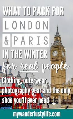 the big ben clock tower towering over london and paris in winter for real people to photograph