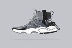 Concept Shoes, Sneakers Sketch, Sneakers Men Fashion, Cool Boots, Air Jordan Sneaker, Designer Shoes, High Top Sneakers, Sneakers Nike, Character Design