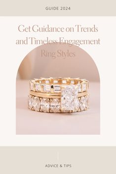 the guide to get guidance on friends and princess engagement rings styles, including three rows of diamonds