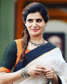 samantha ruth Samantha In Saree, Saree Hairstyles, Samantha Images, Samantha Pics, Samantha Ruth, Samantha Photos, Indian Woman, Indian Hairstyles, Desi Beauty