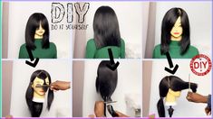 #tutorial #trending #diy #butterfly #bangs Lob Haircut Diy, Diy Lob Haircut, Diy Lob Haircut Tutorial, Indigenous Hair, Grow Out Hair, Butterfly Bangs, Lob Haircut With Bangs, Haircuts For Square Faces, Shaggy Lob