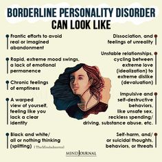 Quotes About Borderline Personality, Boarderline Personally Symptoms, Borderline Personality Quotes, Aesthetics Borderline, Symptoms Of Bpd, Therapy Illustration, Serious Personality