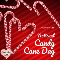 the national candy cane day poster