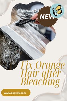 Learn effective ways to fix orange hair after bleaching at home. Discover simple tips and techniques to neutralize brassy tones and get the hair color you want. How To Fix Orange Hair After Bleaching, How To Bleach Hair At Home, Fix Orange Hair, Home Fix, Bleached Hair, Useful Tips, Orange Hair