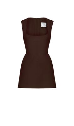 This sleeveless micromini dress is fitted throughout the bust with a micro mini lengtha-line skirt. Featuring our signature shaped neckline with a beautiful full structured backdropped by our feature V-shaped bodice. Fastens with an invisible zip closure at centre backThis garment is made from luxuriouslightly slubbed 100Silk Dupion. Slubbed yarn is a natural fibre and requires less processingThis technique can create textural twistsknots throughout the yarnadding bespoke character to the fabri Garment Fabric, Micro Mini, Looks Chic, Mode Inspiration, A Line Skirt, Classy Outfits