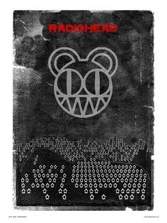 the cover art for radiohead's new album, which features an image of a mouse