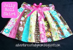 a skirt made out of fabric with flowers on it