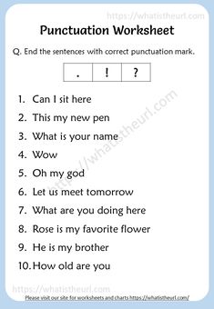 the worksheet for puncturition worksheet with pictures and words