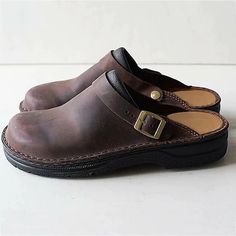 Category:Clogs  Mules; Upper Materials:PU; Season:Summer,Spring; Gender:Men's; Toe Shape:Square Toe; Style:Casual,Vintage,Classic; Occasion:Outdoor,Daily; Closure Type:Loafer; Pattern:Solid Colored; Shipping Weight:0.527; 2022 Trends:Summer Garden Clogs; Foot Length:; Foot Width:null; Size chart date source:Provided by Supplier. Mens Clogs, Basic Shoes, Garden Clogs, Clogs And Mules, Beautiful Sandals, Sandals Casual, Winter Slippers, Coffee Black, Classic Outdoor