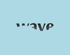 the word rave written in black on a blue background