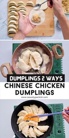 dumplings and ways to make chinese chicken dumplings