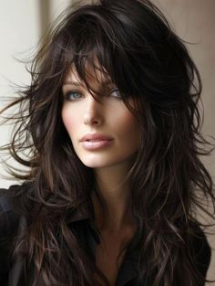 Long Shag Hairstyles: Effortless Chic for All Hair Types and Textures Red Hair Tips, Medium Shag Hairstyles, Long Shag Hairstyles, Shaggy Long Hair, Long Shag, Shag Hairstyles