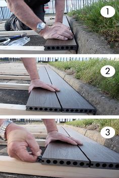 the steps to making a diy deck