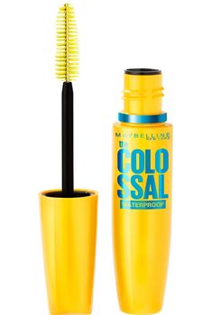 Volum' Express The Colossal Waterproof Mascara by Maybelline. Mega brush with 7X the volumizing power for colossal lashes without clumps in just one coat. Colossal Mascara, Best Waterproof Mascara, Maybelline Colossal, Maybelline Mascara, Drugstore Mascara, Mascara Review, Mascara Primer, Mascara Makeup, Best Mascara