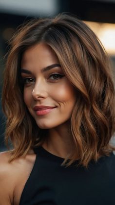 15 Chic Mid-Length Bob Haircuts: Stand Out with Style - Fads Shoulder Length Haircuts For Fine Curly Hair, Mid Haircut For Women, Mid Bob Hairstyles, Bob Haircut Layered, Midi Haircut, Mid Hairstyles, Mid Length Curly Hairstyles