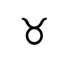 an astrological symbol is shown in black on a white background with space for text