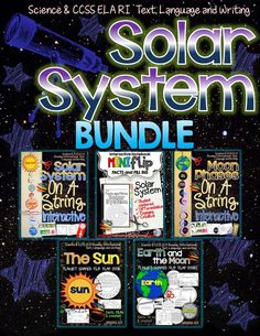 the solar system bundle with text and pictures