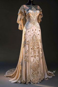 Art Deco Gown, Dress Guide, فستان سهرة, Fairytale Dress, Fantasy Dress, Dresses 2024, Gorgeous Gowns