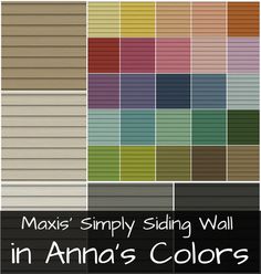 Sims 4 Cas Mods, Ts2 Cc, Sims Building, Sims 4 Cc Furniture, House Siding, Sims 4 Mods Clothes, Sims 4 Build, Sims 4 Cas