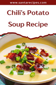 If you are looking for a delicious, hearty soup to make for dinner, try Chili's Potato Soup recipe. Chili's potato soup is one of the most popular ...
#Chili’sPotatoSoup #Recipe