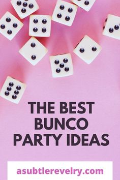 the best bunco party ideas