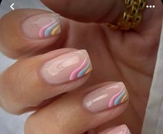 Gender Reveal Nails, Pastel Nails Designs, Easter Nail, Easter Nail Designs, Subtle Nails, Easter Nails